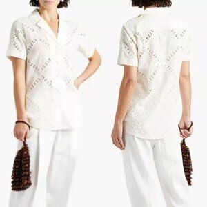 HEMANT & NANDITA White Button Down Shirt